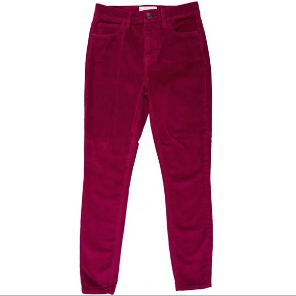 SOLD (on eBay): Current/Elliott The Stiletto Corduroy Skinny Jeans Pink, Sz 25 - Picture 2 of 5